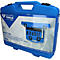 Blauer Brilliant Tools Kunststoffkoffer mit 36-teiligem Lager-Eintreib-Satz.