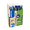 Stifte in einer Pappbox. Blaue Stifte sind sichtbar, Aufdruck 'Pilot', 'B2P EcoBall'