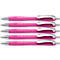 Kugelschreiber Slider Rave, power-pink, 5 Stück