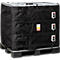 Kuhlmann IBC verwarmingsmantel, digitaal, voor 1000 l IBC containers, 3 x 1000 W, temperatuurbereik 0-90 °C, IP40, L 4400 x B 10 x H 1000 mm, zwart