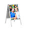 Kundenstopper, Format A1, beidseitig nutzbar, Antireflex-Folie, wetterfest, B 639 x T 700 x H 1120 mm, ohne Plakat