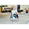 Kundenstopper, Format A1, beidseitig nutzbar, Antireflex-Folie, wetterfest, B 639 x T 700 x H 1120 mm, ohne Plakat