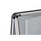Kundenstopper, Format A1, beidseitig nutzbar, Antireflex-Folie, wetterfest, B 639 x T 700 x H 1120 mm, ohne Plakat