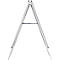 Kundenstopper, Format A1, beidseitig nutzbar, Antireflex-Folie, wetterfest, B 639 x T 700 x H 1120 mm, ohne Plakat