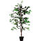 Kunstpflanze meet® by Paperflow Feigenbaum, inkl. Kunststoff-Topf, H 1200 mm, Polyester/Holz