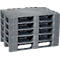 Kunststof pallet Vivo met antisliprand, 5 stuks
