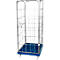 Kunststof rolplaat met 2 zijhekken, 1 achterwand, 1 voorwand, gentiaanblauw RAL 5010