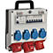 Kunststof wandverdeler CEE-32 A,5-polig 1xCEE 16 A,1xCEE 32A,4x230V