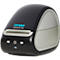 Black label printer with grey elements and the 'DYMO LabelWriter 550' logo.