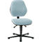 Labostoel Basic, stoffen bekleding, Duotec grijs