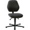 Labostoel Basic, stoffen bekleding, Duotec zwart gemêleerd