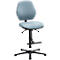 Labostoel LEANOS 9131, stoffen bekleding, Duotec grijs