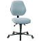 Labostoel LEANOS 9133, stoffen bekleding, Duotec grijs