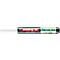 Nahaufnahme eines weißen Edding 50 Ecoline-Lackmarkers. Aufschrift: "Edding 50 paint marker".