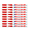 Lackmarker EDDING 751, 10 Stück, Rundspitze, Strichbreite 1-2 mm, rot