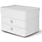 Ladebox HAN Allison Smart-Box Plus, 2 laden met scheidingswanden, Benodigdhedendoos, stapelbaar, ABS-kunststof, wit