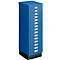 Ladekast A4, met 15 schuifladen, 940 mm hoog, gentiaanblauw