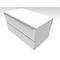 Ladekast QUANDOS BOX, 1 lade, B 800 x D 440 x H 374 mm, wit