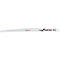Lame de scie sabre S 1411 DF L.300mm L.19mm TPI 6 4,3mm 5 pces/carte