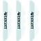 Lame en céramique, lames de rechange, pack de 3