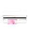 White laminator with control panel and pink document inserted. Fellowes logo on left.