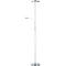 Lampadaire LED ACKBAR, plafonnier à intensité variable 1700 lm avec 18 W &amp; bras de lecture 350 lm avec 4 W, 3000 K, tête de projecteur ronde