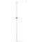 Lampadaire LED Dotlux OFFICEbutler, puissance 55 W, 5500 lm, 4000 K, intensité lumineuse variable, éclairage direct/indirect, blanc de sécurité