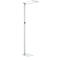 Lampadaire LED Dotlux ROOFbutler, 80 W, 8800 lm, 4000 K, intensité lumineuse variable, détecteur de présence, argenté