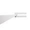 Lampadaire LED Linearo, puissance 50 W, 5600 lm, 4000 K, compatible avec un poste de travail sur écran, L 880 x l 100 x H 1852 mm, aluminium &amp; acier, blanc alu RAL 9006