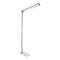 Lampadaire LED Linearo, puissance 50 W, 5600 lm, 4000 K, compatible avec un poste de travail sur écran, L 880 x l 100 x H 1852 mm, aluminium &amp; acier, blanc alu RAL 9006