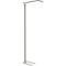 Lampadaire LED Maul MAULjura, 62 W, 9200 lm, 4000 K, lumière directe/indirecte, intensité lumineuse variable, H 1965 mm, aluminium, argenté
