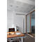 Lampadaire LED MAULjuvis, intensité lumineuse variable, détecteur de mouvement et de lumière du jour, aluminium blanc RAL 9006