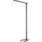Lampadaire LED MGL OSL6000, 60 W, 6520 lm, 4000 K, lumière directe/indirecte, intensité lumineuse variable, détecteur de mouvement et de lumière du jour, pieds pivotants réglables en hauteur, noir