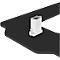 Lampadaire LED MGL OSL6000, 60 W, 6520 lm, 4000 K, lumière directe/indirecte, intensité lumineuse variable, détecteur de mouvement et de lumière du jour, pieds pivotants réglables en hauteur, noir