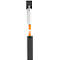 Lampadaire LED MGL OSL6000, 60 W, 6520 lm, 4000 K, lumière directe/indirecte, intensité lumineuse variable, détecteur de mouvement et de lumière du jour, pieds pivotants réglables en hauteur, noir