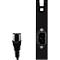 Lampadaire LED MGL OSL6000, 60 W, 6520 lm, 4000 K, lumière directe/indirecte, intensité lumineuse variable, détecteur de mouvement et de lumière du jour, pieds pivotants réglables en hauteur, noir