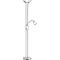 Lampadaire LED, variateur, nickel mat