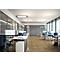 Lampadaire LED Waldmann LAVIGO.core, 85 W, 12500 lm, 4000 K, intensité lumineuse variable, capteur de lumière du jour/de mouvement, argent