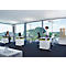 Lampadaire LED Waldmann LAVIGO.core, 85 W, 12500 lm, 4000 K, intensité lumineuse variable, détecteur de lumière du jour/de mouvement, blanc