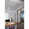 Lampe de bureau à pince LED MAULjuvis, intensité lumineuse variable, détecteur de mouvement et de lumière du jour, aluminium blanc RAL 9006