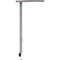 Lampe de bureau à pince LED MAULjuvis, intensité lumineuse variable, détecteur de mouvement et de lumière du jour, aluminium blanc RAL 9006