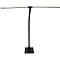 Lampe de bureau DOTLUX LED TWIN, 20W, COLORselect 3000 - 6500K, intensité lumineuse variable, angle de rayonnement de 120°, L 800 x l 33 x H 680 mm, noir