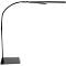 Lampe de bureau DOTLUX LED TWIN, 20W, COLORselect 3000 - 6500K, intensité lumineuse variable, angle de rayonnement de 120°, L 800 x l 33 x H 680 mm, noir