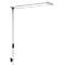 Lampe de bureau LED à pince Maul MAULsenja, 87 W, 15150 lm, 2700-5700 K, lumière directe/indirecte, intensité lumineuse variable, détecteur de mouvement/lumière, aluminium, blanc