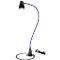 Lampe de bureau LED Bauer &amp; Böcker Satelite, 4,5 W, 490 lm, 3000 K, intensité lumineuse variable, inclinable, L 750 mm, aluminium, noir-bleu