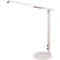 Lampe de bureau LED IDEAL, variateur à bouton-poussoir, 770 lumens, 2700-5000 kelvins, aluminium, blanc