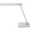 Lampe de bureau LED JAZZ, 11 W, 1000 lm, intensité lumineuse variable, orientable, avec fonction de recharge par induction, blanc-argenté