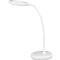 Lampe de bureau LED UNILUX GALY 1800, idéale pour le bureau à domicile, puissance 2 W, 200 lm, 3600 K, variateur tactile, inclinable, fonctionnement sur batterie, avec câble USB, blanc