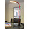 Lampe de table à LED Bauer &amp; Böcker Comet, 10 W, 960 lm, 2700-5500 K, à intensité variable, inclinable, commande gestuelle, L 750 mm, aluminium, noir-noir