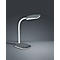 Lampe de table LED Boa, avec variateur tactile, réglable en hauteur, couleur titane